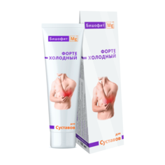 Гель для тела Бишофит Mg++ Форте холодный для суставов 100 мл