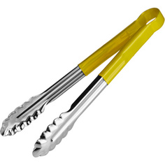 Щипцы универсальные желтая ручка «Проотель», желтый, металл, UT12HVY, Prohotel