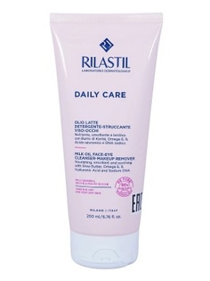 Очищающее молочко-масло для удаления макияжа, для чувствит и сухой кожи, 200 мл Rilastil