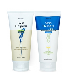 Набор Skin Helpers № 10 Крем-скраб 200 мл+Увлажняющее молочко 180 мл
