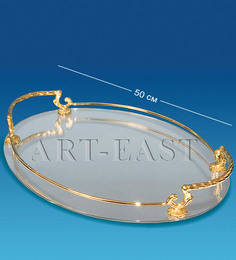 Поднос овальный мал. (Юнион) AR-1177 113-601854 Crystal Temptations