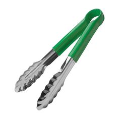 Щипцы зеленая ручка «Проотель», зеленый, металл, UT09HVGRN, Prohotel