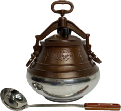 Набор: Афганский казан Rashko Baba ltd. 10 литров (л) Премиум + половник 42 см No Brand