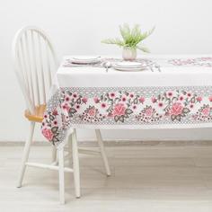 КНР на тканевой основе, "Розы", B 137 см, 20 м, цвет фиолетово-бежевый