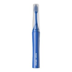 Зубная щетка 2 в 1 PUSH BRUSH Zenit Blue паста+щетка No Brand