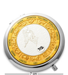 Зеркало серебр. Знак Зодиака - Дева WIN- 02- 6 113-601433 Art East