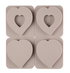 Силиконовая форма для мыла Сердце No Brand