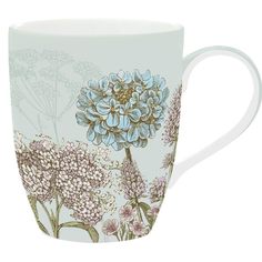 Кружка чайная BOTANICA 350 мл., Цвет: Голубой Мята