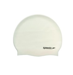 Шапочка для плавания Speedo Plain Flat Silicon Cap белый