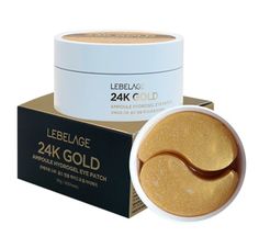 Lebelage Гидрогелевые патчи для глаз 24K Gold
