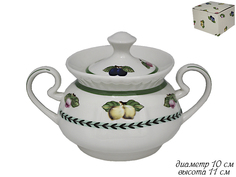 Сахарница ФРУКТЫ в подарочной упаковке Фарфор 105-557 118-105-557 Lenardi