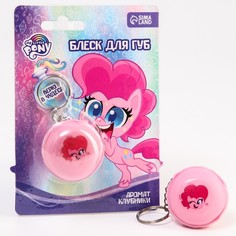 Блеск для губ детский в макаруне Пинки Пай, с ароматом клубники, My Little Pony Hasbro