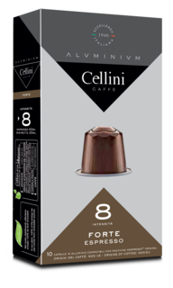 Кофе в капсулах системы Nespresso CELLINI FORTE (алюминий)