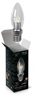 Лампа Gauss Led свеча для хрустальных люстр E27 3W 2700K CL No Brand