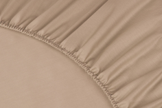 Простынь на резинке Ecotex "Моноспейс" 90х200х23 бежевый