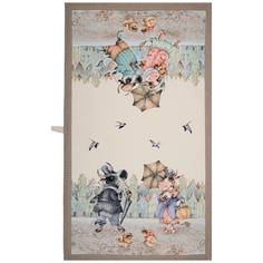 ПОЛОТЕНЦЕ ПРОМЕНАД40Х70 СМ ,БЕЖЕВЫЙ, 100% ХЛОПОК,ТВИЛ Santalino