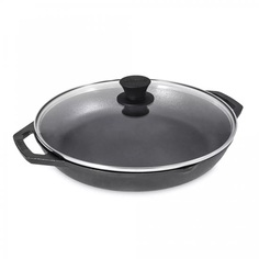 Lodge Сковорода с крышкой Chef Collection, 30 см, черная LC12EP Lodge