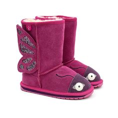 Угги EMU Australia Butterfly K12339 цв. фуксия р. 28