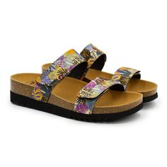 Шлепанцы женские Scholl GREENY 2 STRAPS 2.0 F299711039 разноцветные 38 EU
