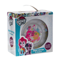 Набор Hasbro My Little Pony кружка 250 мл салатник d= 13 см тарелка 195 см.