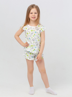 Пижама для девочек КотМарКот 294542404 цв. белый р. 98