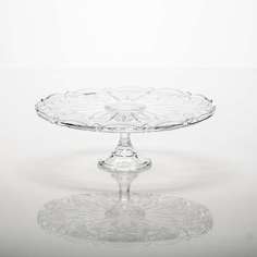 Тарелка для торта на ножке Таурус 31 см 117-69003/0/99007/310 Crystalite Bohemia