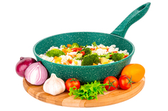 Сковорода универсальная Elan Gallery Гармония вкуса 24 см черный 120634