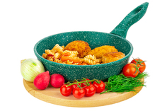 Сковорода универсальная Elan Gallery Гармония вкуса 20 см черный 120630