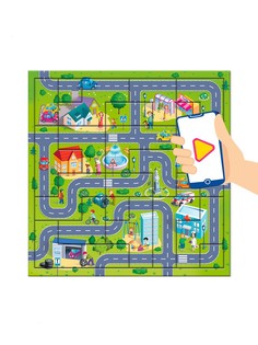 ГЕОДОМ издательство Головоломка с дополненной реальностью. 23 детали. Город. 30х30,5 см.