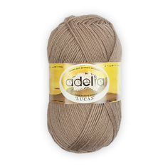 Вязание Пряжа ADELIA LUCAS 5 шт. в упак. цвет бежевый LUCAS-15 218 м от