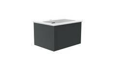 Тумба под раковину La Fenice Terra Grigio серая 60 No Brand