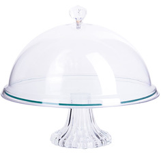 Блюдо с крышкой стекло 26х26см Loraine 28672 KSMB-28672