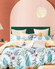 Примавера BB 1481S DOUBLE_5 28P Постельное бельё Комплект Бежевый, Зеленый Primavera