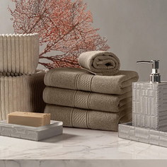 ESTIA МАРТОС беж К-т полотенец 50х80-4, 100% хлопок, 500 г/м2