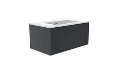 Тумба под раковину La Fenice Terra Grigio серая 80 No Brand