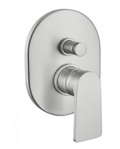 Встраиваемый однорычажный смеситель для душа на 2 выхода хром Cezares LAGOS LAGOS-VDIM-01