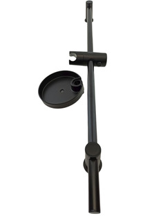 Душевая стойка M9020-1E MYNAH цвет черный матовый с держателем для лейки и мыльницы