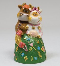 Копилка Бычок и коровка Подарки от Михалыча