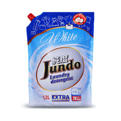 Гель для стирки белого белья концентрированный с коллагеном Jundo White 1,2л (78 стирок)