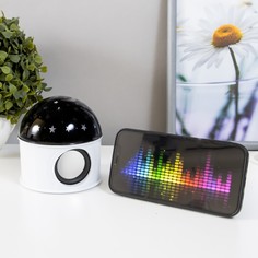 Ночник-проектор Космос LED USB (провод 1м) белый 10х10х10,9 см Risalux