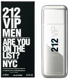 Туалетная вода CAROLINA HERRERA 212 Vip Men,100 мл