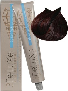 Крем-краска для волос 3deluxe professional 45 каштановый (красное дерево), 100мл