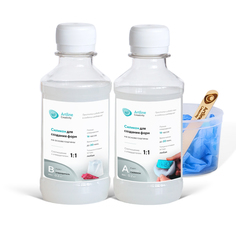 Силикон жидкий для заливки форм молдов на основе платины Artline Silicone 400 г