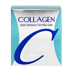 Пудра для лица `ENOUGH` COLLAGEN HYDRO MOISTURE TWO-WAY CAKE SPF25 PA++ тон 21