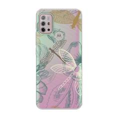 Силиконовый чехол "Тени стрекоз" на Motorola Moto G10 Awog