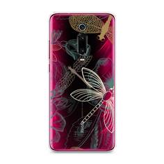 Силиконовый чехол "Тени стрекоз" на Xiaomi Redmi K20 Pro Awog