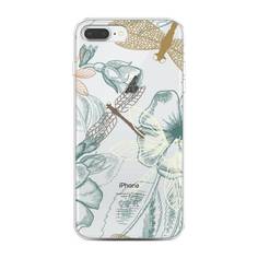Силиконовый чехол "Тени стрекоз" на Apple iPhone 8 Plus Awog