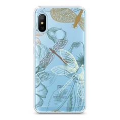 Силиконовый чехол "Тени стрекоз" на Xiaomi Redmi 6 Pro Awog