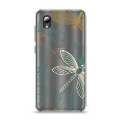 Силиконовый чехол "Тени стрекоз" на ZTE Blade A3 (2019) Awog