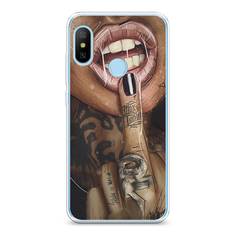 Силиконовый чехол "Девушка с татуировками" на Xiaomi Redmi 6 Pro Awog